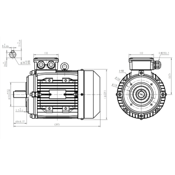 Silnik elektryczny 5,5kW 2800 obr/min. 112B14